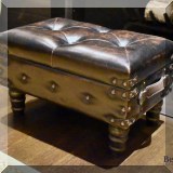 F80. Footstool with storage.  